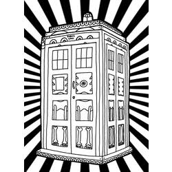 Coloring page: Doctor Who (TV Shows) #153116 - Printable coloring pages