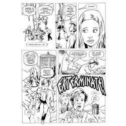 Coloring page: Doctor Who (TV Shows) #153140 - Printable coloring pages