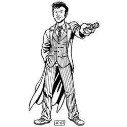 Coloring page: Doctor Who (TV Shows) #153151 - Printable coloring pages
