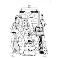 Coloring page: Doctor Who (TV Shows) #153164 - Printable coloring pages