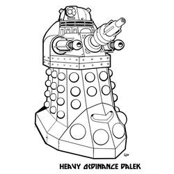 Coloring page: Doctor Who (TV Shows) #153208 - Printable coloring pages