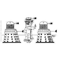 Coloring page: Doctor Who (TV Shows) #153223 - Printable coloring pages