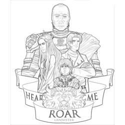 Coloring page: Game of Thrones (TV Shows) #151463 - Printable coloring pages