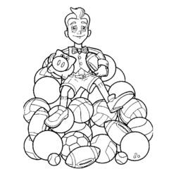 Coloring page: Lazytown (TV Shows) #150791 - Printable coloring pages