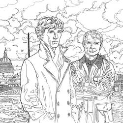 Coloring page: Sherlock (TV Shows) #153363 - Printable coloring pages