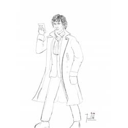 Coloring page: Sherlock (TV Shows) #153447 - Printable coloring pages