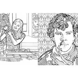 Coloring pages: Sherlock - Printable coloring pages
