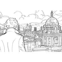 Coloring page: Sherlock (TV Shows) #153547 - Printable coloring pages