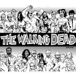 Coloring page: The Walking Dead (TV Shows) #151966 - Printable coloring pages
