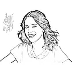 Coloring page: Violetta (TV Shows) #170439 - Free Printable Coloring Pages