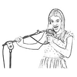 Coloring page: Violetta (TV Shows) #170450 - Free Printable Coloring Pages