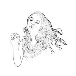 Coloring page: Violetta (TV Shows) #170458 - Free Printable Coloring Pages