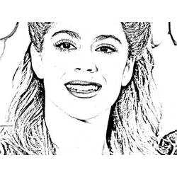 Coloring page: Violetta (TV Shows) #170472 - Free Printable Coloring Pages