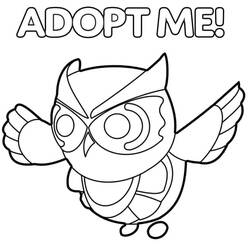 Adopt Me (Video Games) coloring page #174379 to print and color