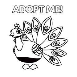 Adopt Me (Video Games) coloring page #174393 to print and color