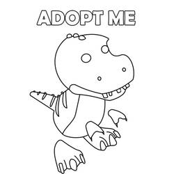 Adopt Me (Video Games) coloring page #174403 to print and color