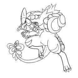 Coloring page: Aegislash (Video Games) #186944 - Free Printable Coloring Pages