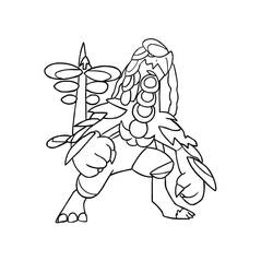 Coloring page: Aegislash (Video Games) #186948 - Free Printable Coloring Pages
