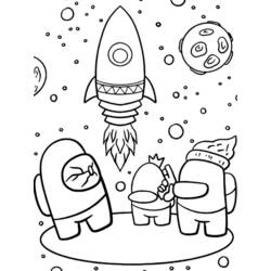 Among Us (Video Games) coloring page #171899 to print and color