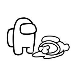 Among Us (Video Games) coloring page #171901 to print and color