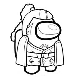 Among Us (Video Games) coloring page #171907 to print and color