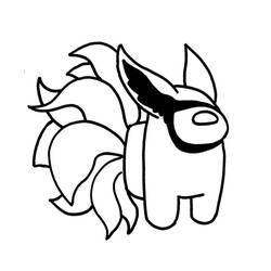 Among Us (Video Games) coloring page #171908 to print and color