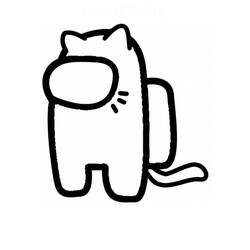 Among Us (Video Games) coloring page #171945 to print and color