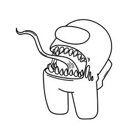 Among Us (Video Games) coloring page #171951 to print and color