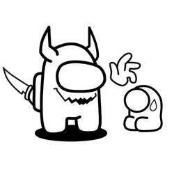 Among Us (Video Games) coloring page #171973 to print and color