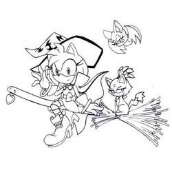 Amy Rose (Video Games) coloring page #184215 to print and color