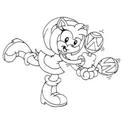 Amy Rose (Video Games) coloring page #184218 to print and color
