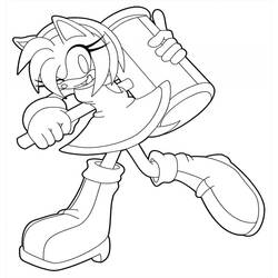 Amy Rose (Video Games) coloring page #184220 to print and color