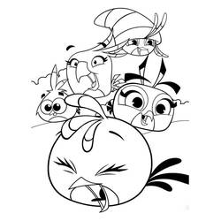 Angry Birds (Video Games) coloring page #195719 to print and color