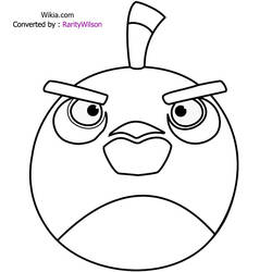 Angry Birds (Video Games) coloring page #25026 to print and color