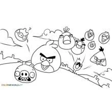 Angry Birds (Video Games) coloring page #25051 to print and color