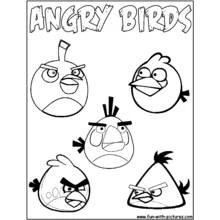 Angry Birds (Video Games) coloring page #25068 to print and color