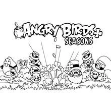Angry Birds (Video Games) coloring page #25077 to print and color