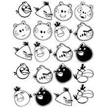 Angry Birds (Video Games) coloring page #25109 to print and color