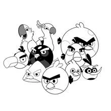 Angry Birds (Video Games) coloring page #25122 to print and color