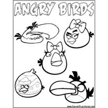Angry Birds (Video Games) coloring page #25127 to print and color