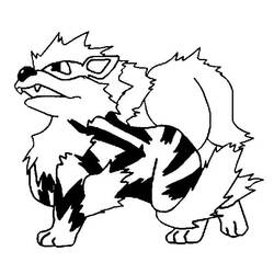 Arcanine (Video Games) coloring page #181814 to print and color