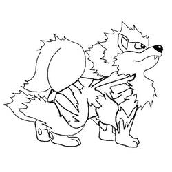 Arcanine (Video Games) coloring page #181820 to print and color
