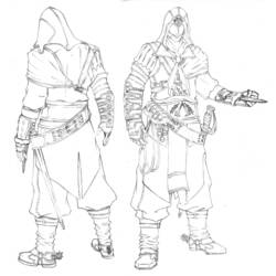 Coloring page: Assassin's Creed (Video Games) #111965 - Printable coloring pages