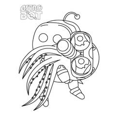 Astro Bot (Video Games) coloring page #221840 to print and color
