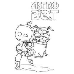 Astro Bot (Video Games) coloring page #221843 to print and color