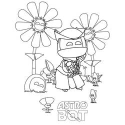 Astro Bot (Video Games) coloring page #221847 to print and color
