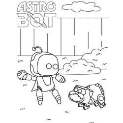 Astro Bot (Video Games) coloring page #221848 to print and color