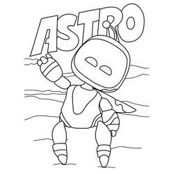 Astro Bot (Video Games) coloring page #221850 to print and color