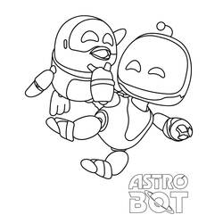 Astro Bot (Video Games) coloring page #221852 to print and color