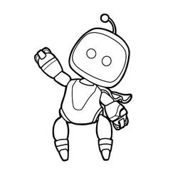 Astro Bot (Video Games) coloring page #221853 to print and color